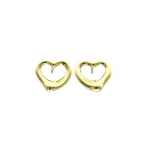 TIFFANY Authentic 18k Gold Heart Earrings